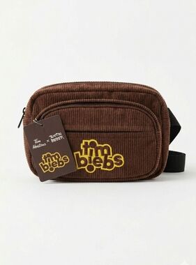 Tim Hortons x Justin Bieber Brown Corduroy Fanny Pack NWT